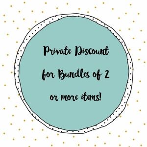 Save $$ by Bundling 2+ Items!